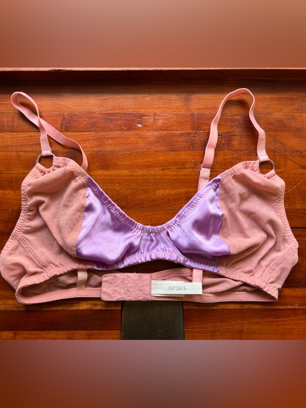 Araks Two-Tone Pink & Lavender Soft Bralette